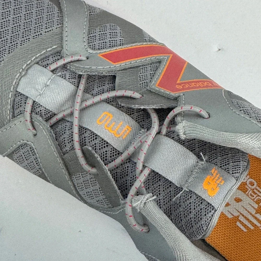 New Balance 536 Walking‎ Shoes Womens 7.5 Grey Orange Mesh Sneakers WW536SP